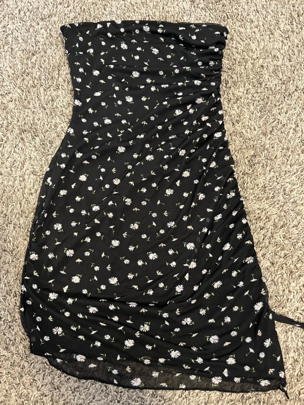 Strapless summer dress
